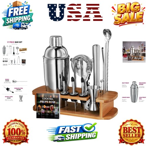 Stainless steel bar set - steel,