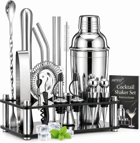 Cocktail shaker set piece - shaker, set,