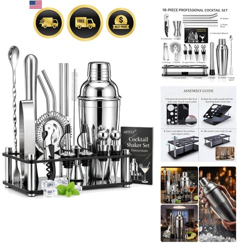 Cocktail shaker set - cocktail, set,