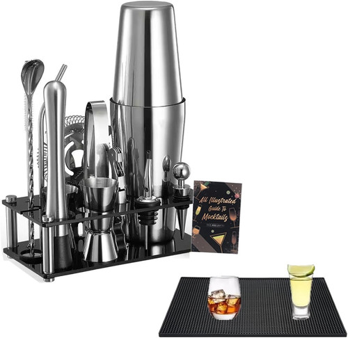 Cocktail shaker set - shaker, 16-piece