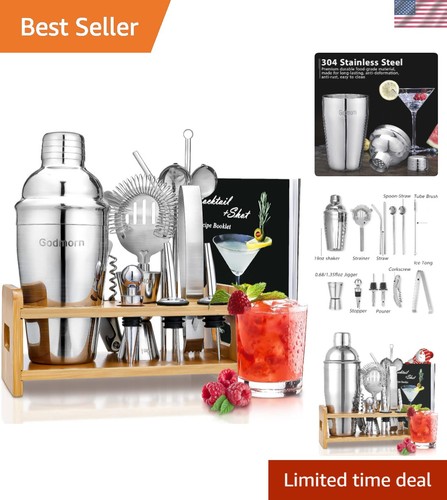 Piece cocktail shaker set - shaker,