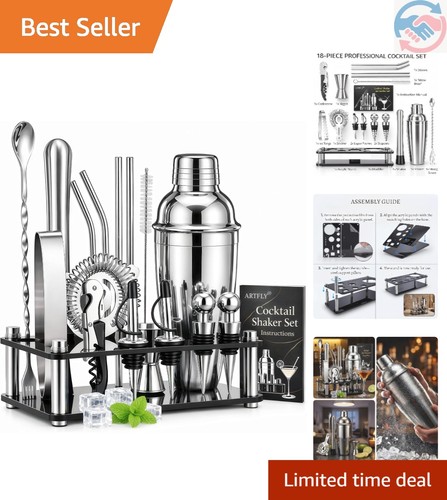 Cocktail shaker set - shaker, 18-piece