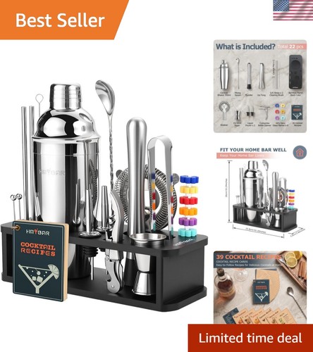 Piece cocktail shaker - 22-piece,